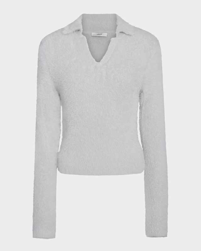 Eyelash Polo Sweater